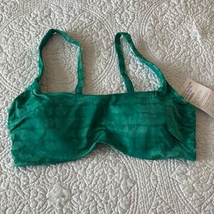 NWT Athleta Bra Cup Square Neck Bikini Top Sz 38D/DD